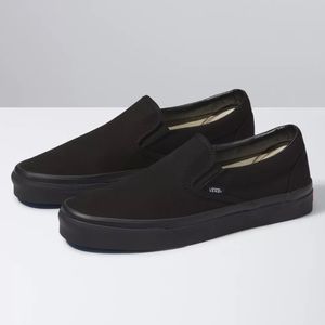 Vans Unisex Slip On Black | U.S. Women 7